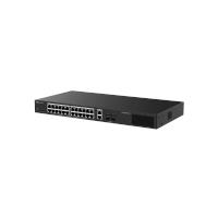 RUIJIE REYEE RG-ES228GS-LP 24 PORT GİGABİT 10/100/1000 +2 PORT UPLINK+2 SFP POE 370 WATT CLOUD YÖNETİLEBİLİR RACK MOUNT - 2